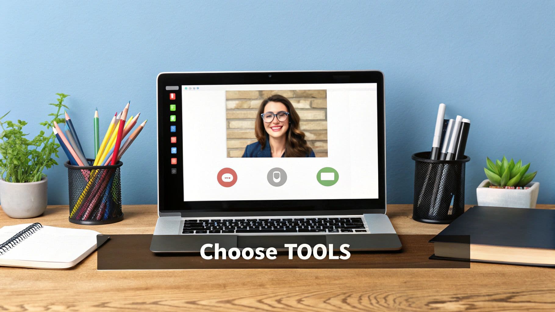 Meeting productivity illustration showing AI tools and meeting summaries