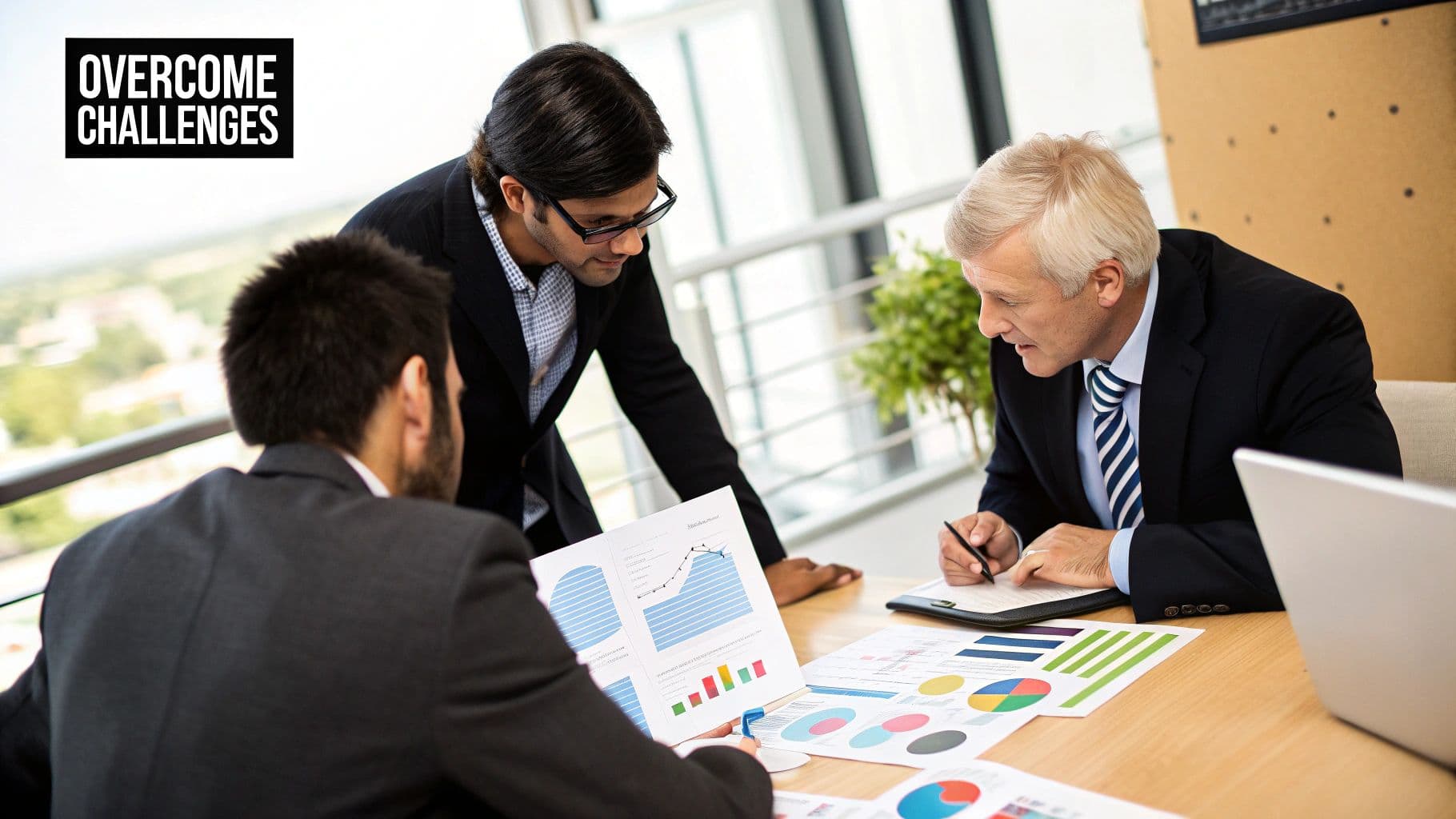 Meeting productivity illustration showing AI tools and meeting summaries