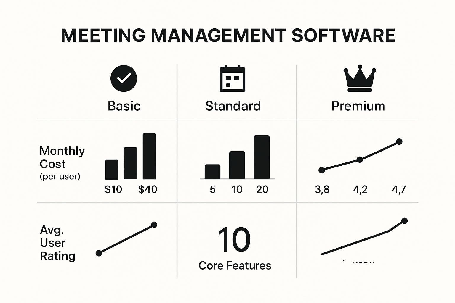 Meeting productivity illustration showing AI tools and meeting summaries