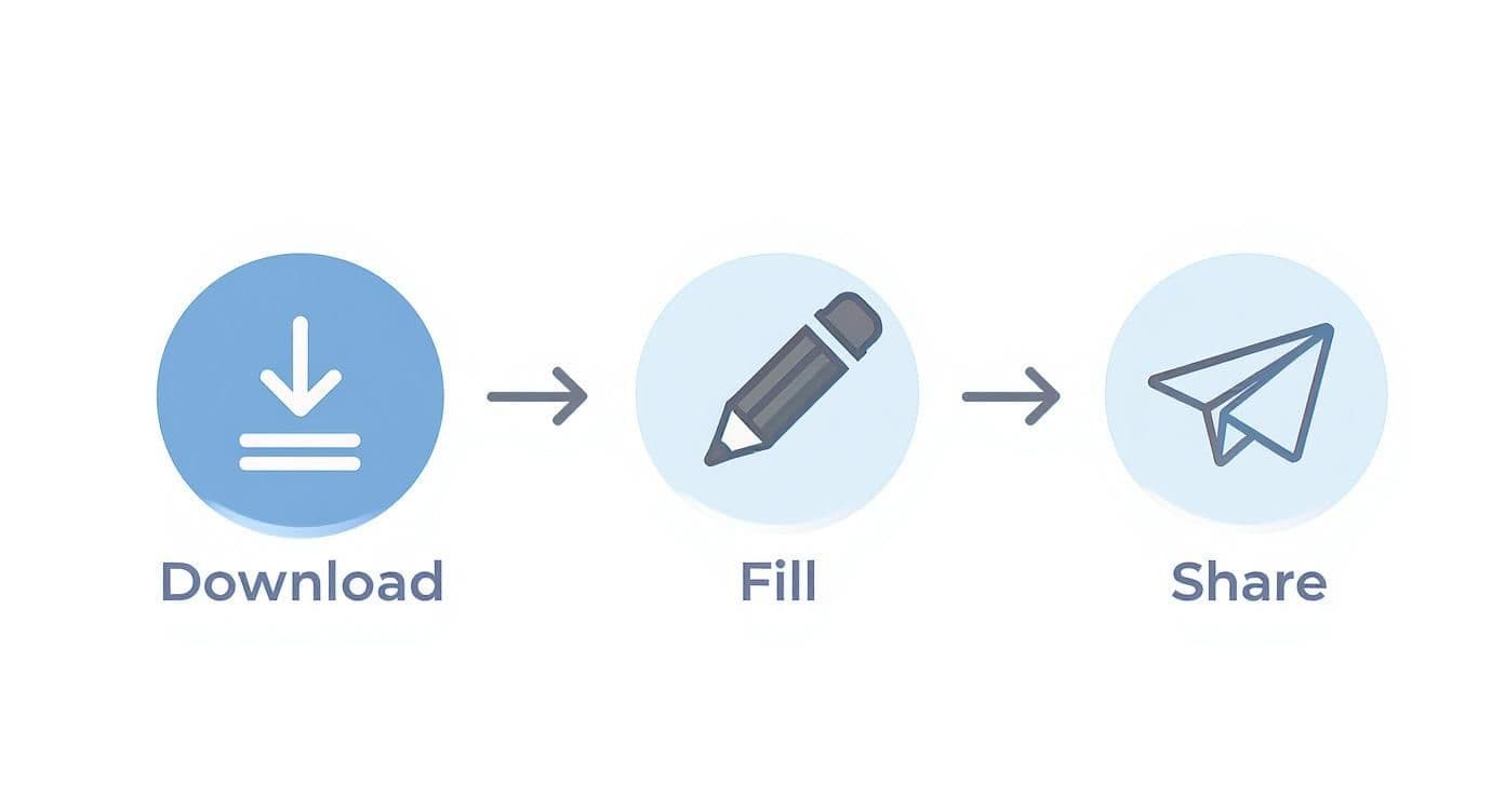 Meeting productivity illustration showing AI tools and meeting summaries