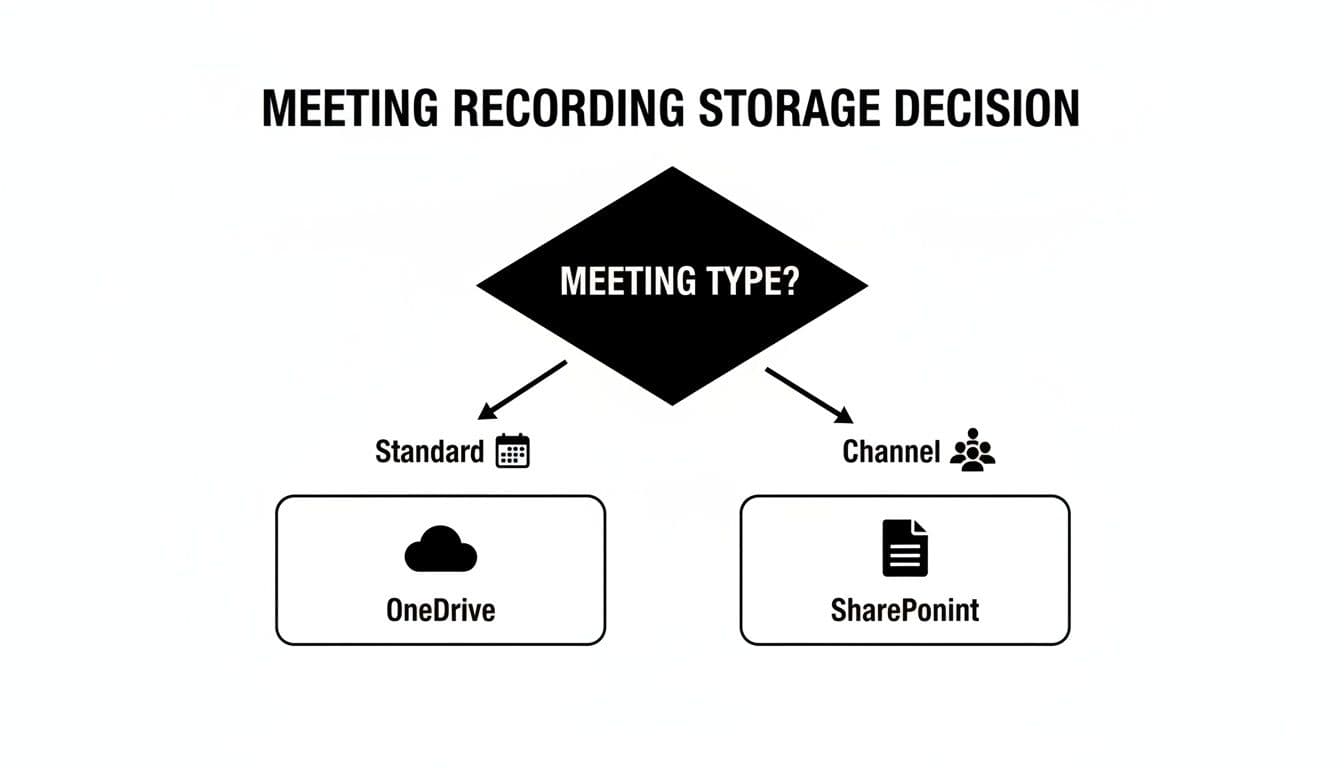 Meeting productivity illustration showing AI tools and meeting summaries