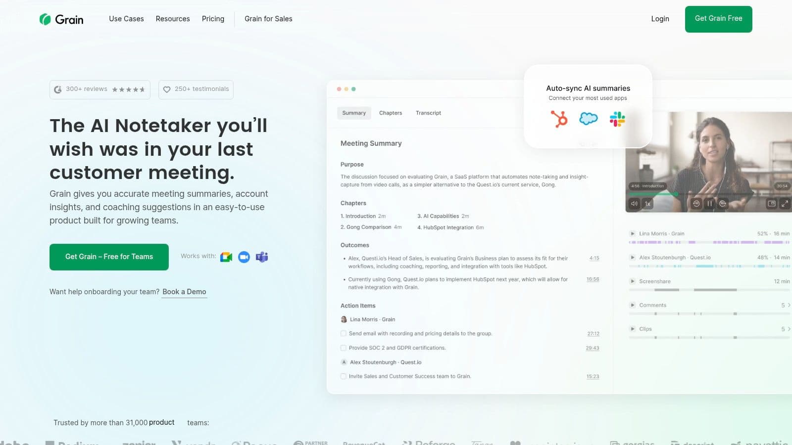 Meeting productivity illustration showing AI tools and meeting summaries