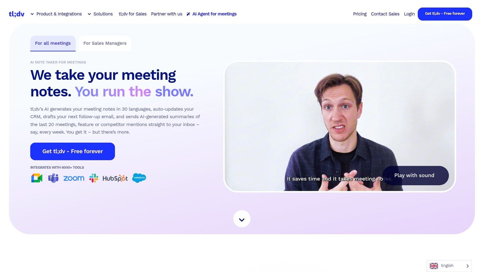 Meeting productivity illustration showing AI tools and meeting summaries