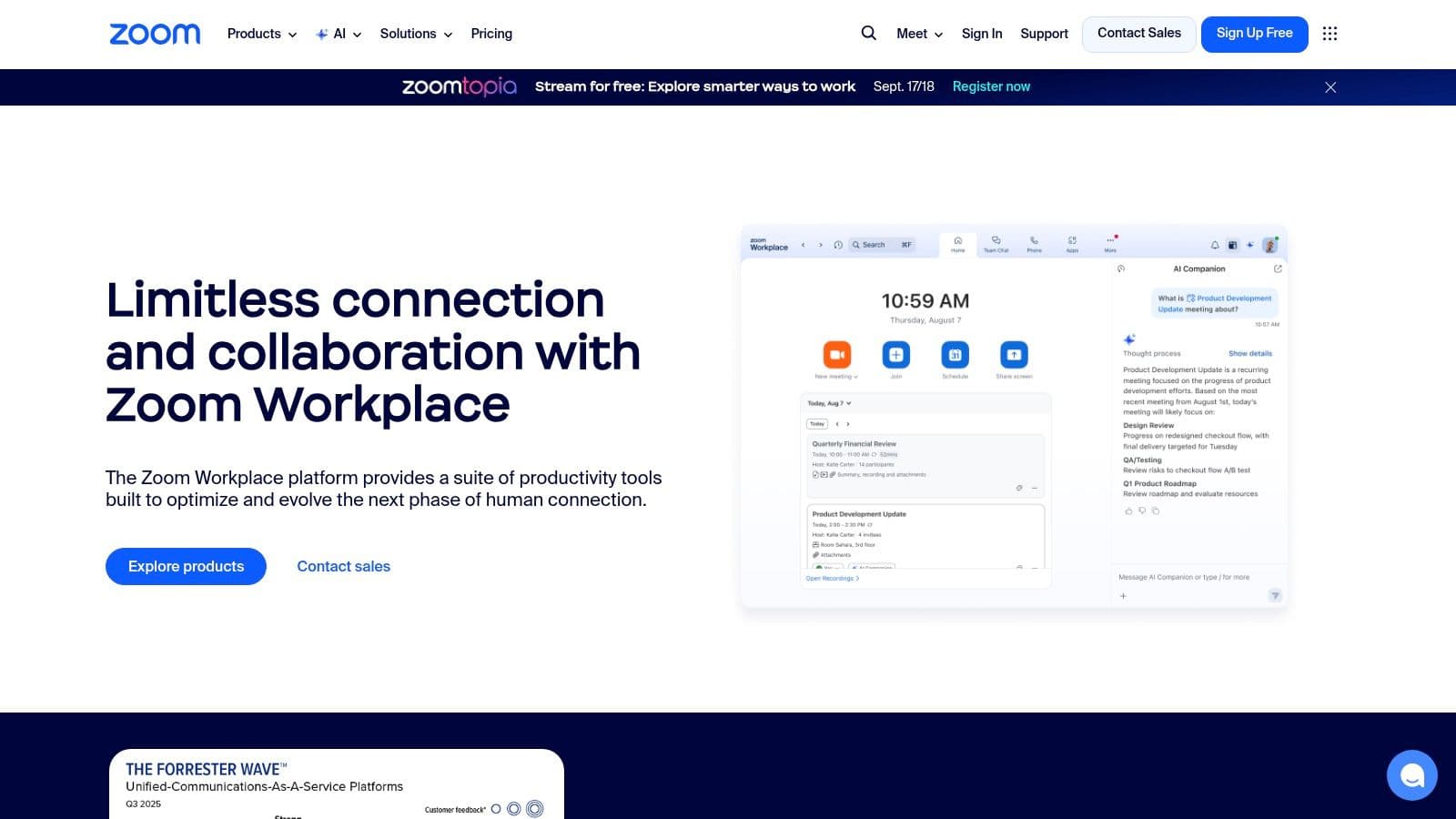 Meeting productivity illustration showing AI tools and meeting summaries
